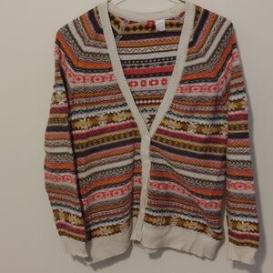 H&M Divided Multi Colored Cardigan